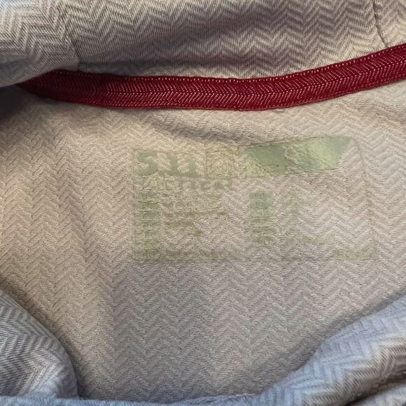 5.11 Tactical Pink Women's Long Sleeve Pull Over Sweater w/Hood Size Small - Picture 3 of 8